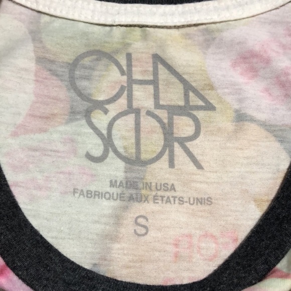 Chaser New Candy Print Sweet Hearts tee S - Picture 7 of 9